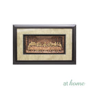 The Last Supper Jesus Christ 3D Embossed Medium Design Wall Art Framed Decoration — Essential