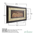 The Last Supper Jesus Christ 3D Embossed Medium Design Wall Art Framed Decoration — Essential