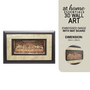 The Last Supper Jesus Christ 3D Embossed Medium Design Wall Art Framed Decoration — Essential