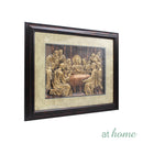 The Last Supper Jesus Christ 3D Embossed Large Design Wall Art Framed Decoration — Essential