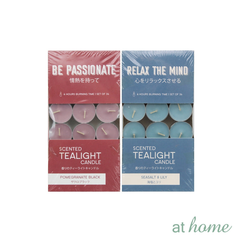 Tealight Candle Tia Scented Candles 4hrs Burning Time Set of 10s or 36s Long Lasting For Oil Burner