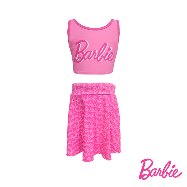 Barbie Bikini Top Bandeau Skirt Set