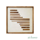 Jara & Jarres Framed Wall Art 3D Solid Wood Rhythm Decoration Ready To Hang — Deluxe Pieces