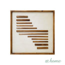 Jara & Jarres Framed Wall Art 3D Solid Wood Rhythm Decoration Ready To Hang — Deluxe Pieces