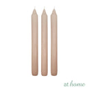 Tate Tapered Candles Unscented – Set of 3