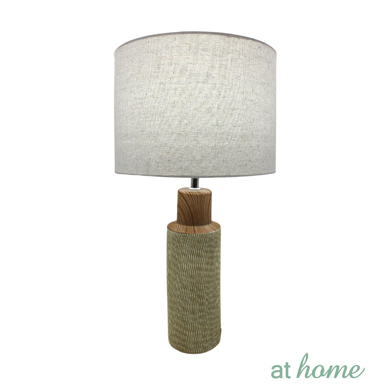 Reesia 21 inches Ceramic Table Lamp with Linen Shade