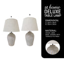 Zephyrine Ceramic Table Lamp Terracotta Finish