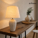 Zephyrine Ceramic Table Lamp Terracotta Finish