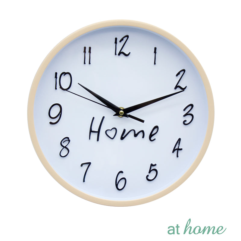 Just Home 12" Wall Clock