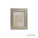 Rana & Rein Photo Frames Faux Wood Classic Ribbed Pattern Design — 5x7 or 8x10