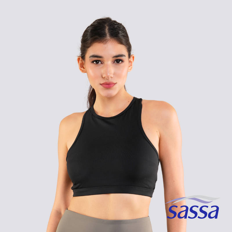 Monochrome Punch Sports Bra