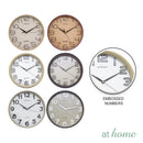 Jace/Josiah 12" Wall Clock