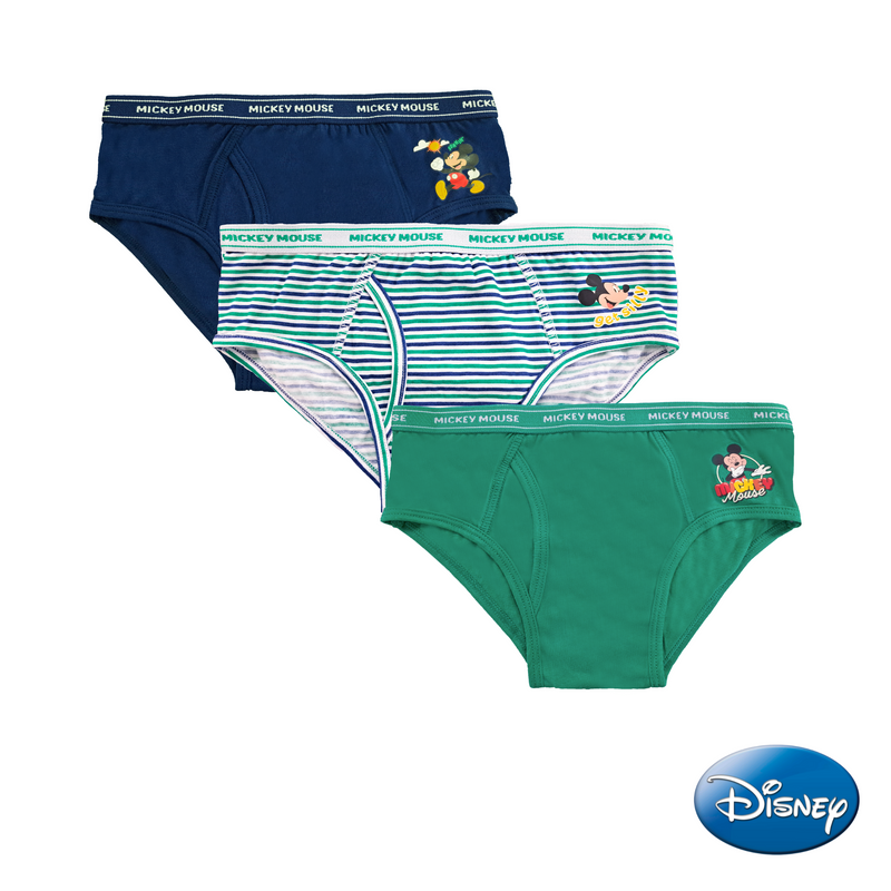 Mickey Mouse 3 Pack Bikini Briefs