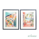 Villie & Venice Wall Frame Art Decoration Gallery Vibrant Illustration — Ready To Hang