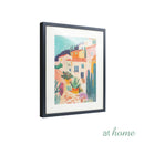 Villie & Venice Wall Frame Art Decoration Gallery Vibrant Illustration — Ready To Hang