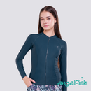 Stylish Splash Full Zipped Long Sleeved Rashguard
