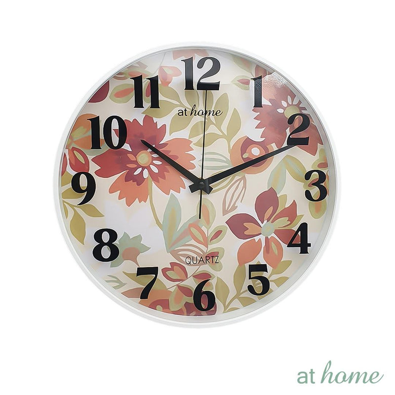 Eden or Eva Wall Clock 12" Analog Sweep Mechanism