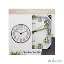 Gwen Luminous Wall Clock 11in Analog Step Mechanism — Essential