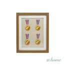 Jake Medal Frame 4 Medals Slot Wall Hanging Display — Essential