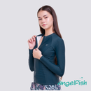 Stylish Splash Full Zipped Long Sleeved Rashguard