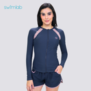Serene Hues Full Zipped Long Sleeved Rashguard