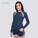 Serene Hues Full Zipped Long Sleeved Rashguard