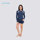 Serene Hues Full Zipped Long Sleeved Rashguard