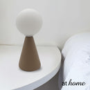 Xue or Xun and Xui Ceramic & Glass Ball Shade Table Lamp