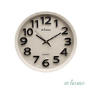 Gwen & Gilly Wall Clock 11-12in Analog Sweep Mechanism Easy Read Numbers