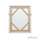 Wanda Framed Wall Art Decoration Woven Flora Botanical Design — Ready to Hang