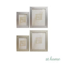 Rana & Rein Photo Frames Faux Wood Classic Ribbed Pattern Design — 5x7 or 8x10