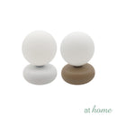 Xue or Xun and Xui Ceramic & Glass Ball Shade Table Lamp