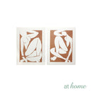 Xandi Canvas Art Wall Decoration Figurative Abstract Ready to Hang — Set of 2