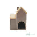 Yeol Tealight Candle Holder Stoneware Miniature House