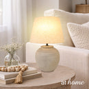 Zadie & Zinnia or Zylia Ceramic Table Lamp Terracotta Finish — Deluxe Pieces