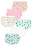 6-in-1 Pack Bikini Panty Underwear For Kids Girls