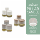 Natural Hues Scented Pillar Candle — Essential