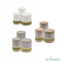 Natural Hues Scented Pillar Candle — Essential