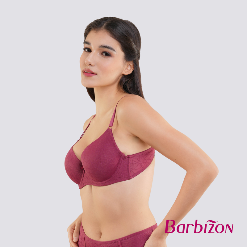 Color Your Life Jacquard Full Cup Bra