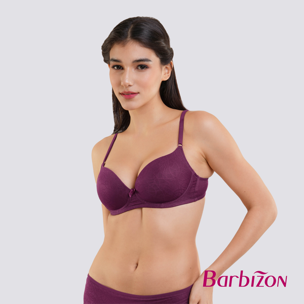 Color Your Life Jacquard Non-Wired Full Cup Bra