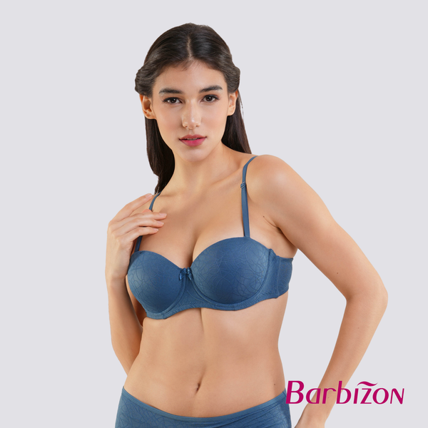 Color Your Life Half Cup Jacquard Bra