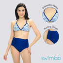 Marina Bleu High Waist Boyleg Set