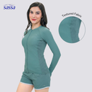 Sportif Full Zipped Long Sleeved Rashguard