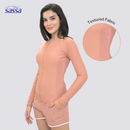 Sportif Full Zipped Long Sleeved Rashguard