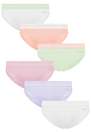Delicate Fit 6-in-1 Pack Bikini Panty Underwear For Kids Girls