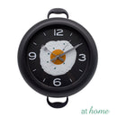Braiser Pan Egg Silent Wall Clock