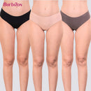 Barbizon 3-in-1 Seamless Bikini Panty Pack