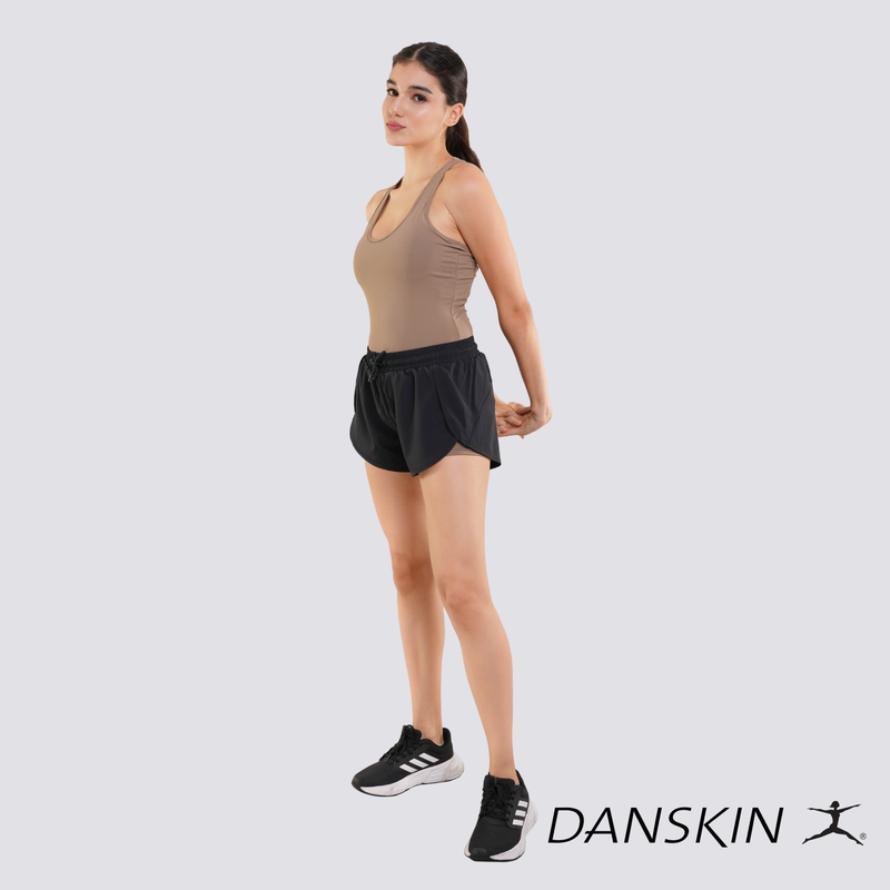 Mighty Move Polyester Layered Shorts