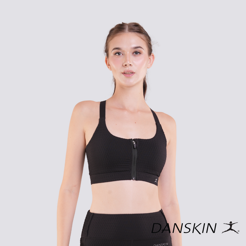 Peak Prowess Sports Bra Medium Support With Pads Removable Pads