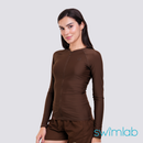 Serene Hues Full-Zipped Long-Sleeved Rashguard